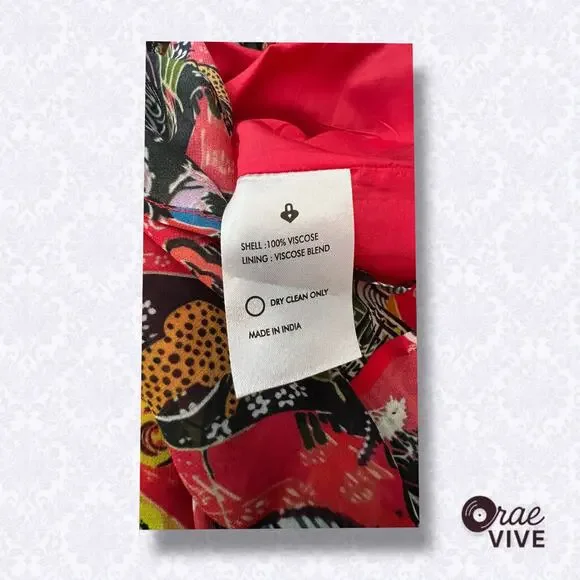 Emily Lovelock Maxi Dress M Tibetan Landscape - Picture 4 of 7